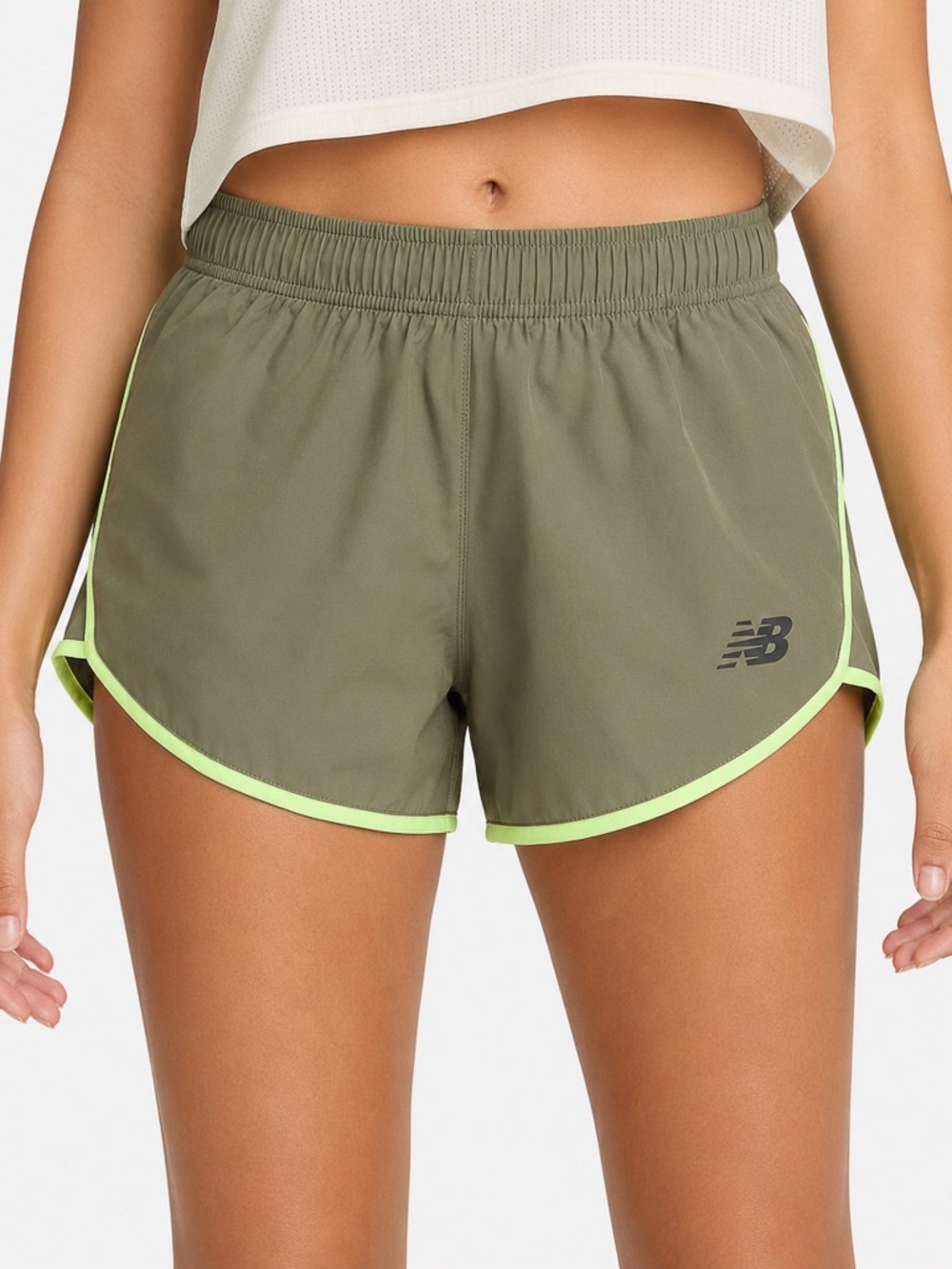 New Balance NWT Green Core 3" Woven Running Shorts Size 2X Fitness Athletic